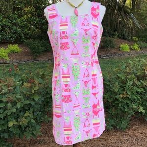 Lilly Pulitzer White Label Dress w/Bathing Suits